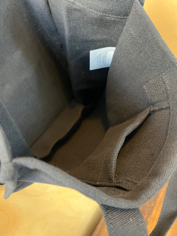 (Large) Black Tote Bag w/ pocket