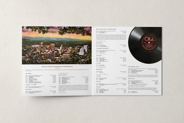 Music from the Land of the Sky: The 1925 Asheville Sessions - Limited Edition Vinyl Vinyl LP (2-record set) + MP3