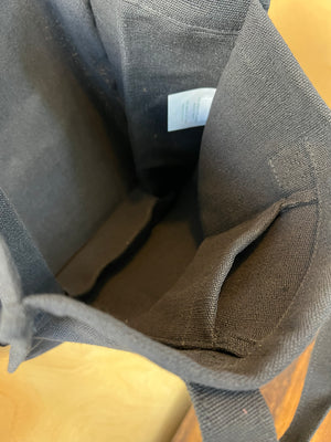 (Large) Black Tote Bag w/ pocket