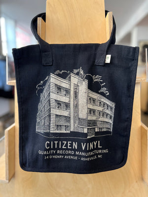 (Large) Black Tote Bag w/ pocket